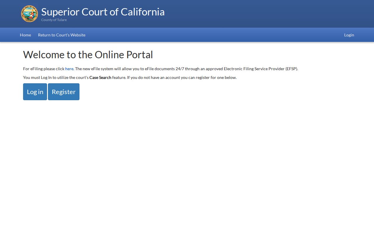 Tulare people search through Superior Court records